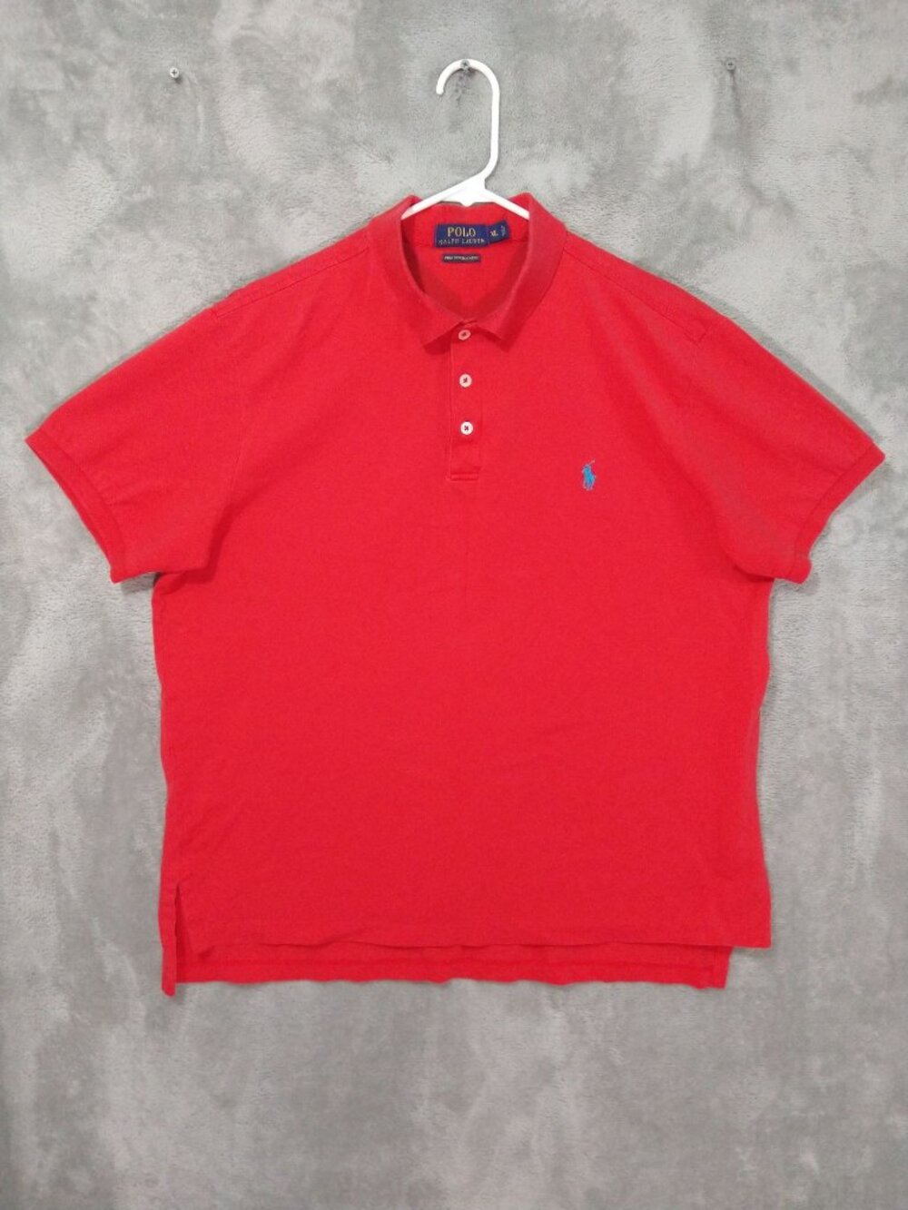 Ralph Lauren Polo Shirt Mens XL Pink Pima Stretch Mesh Short Sleeve Cotton